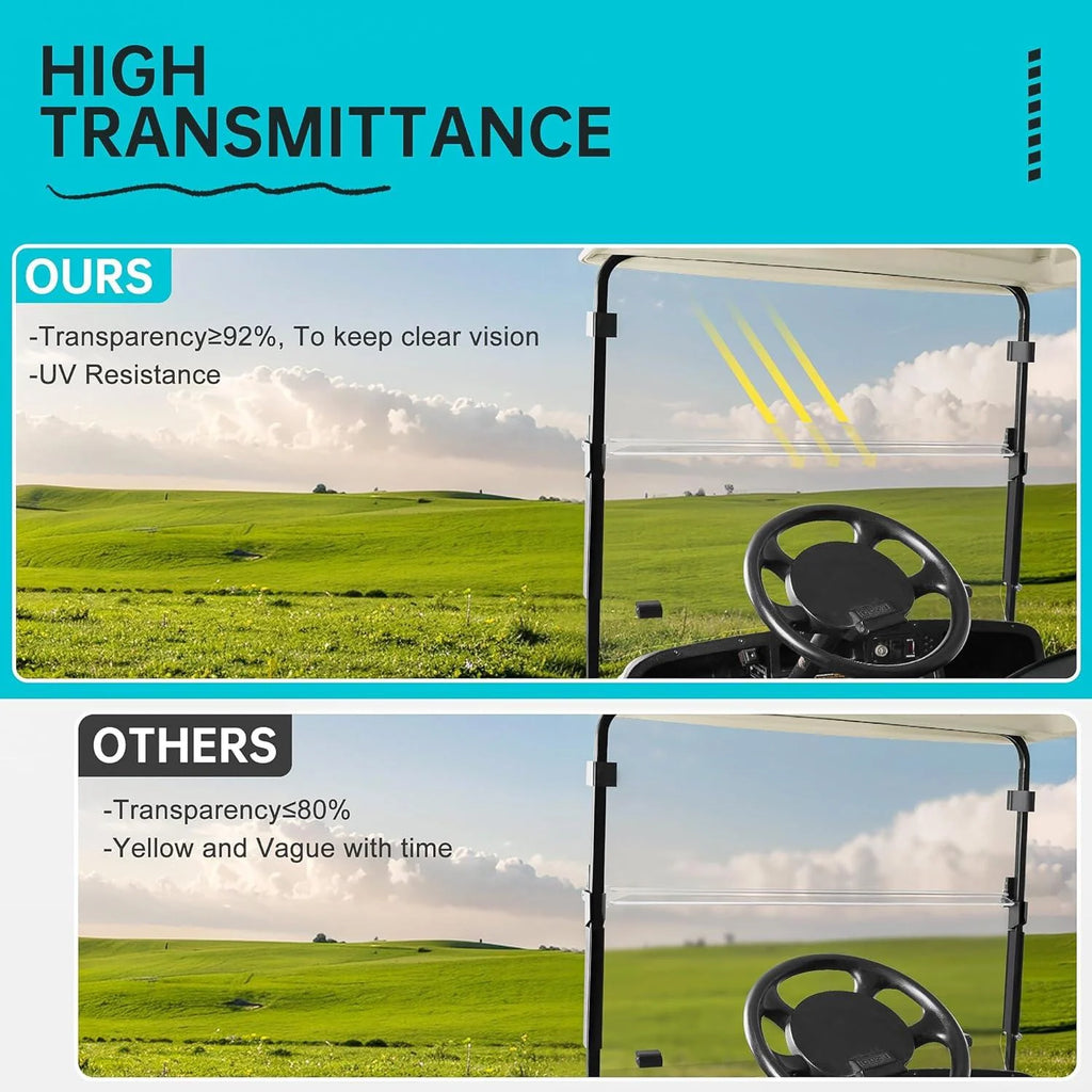 Golf Cart Windshield for EZGO TXT 1995-2013