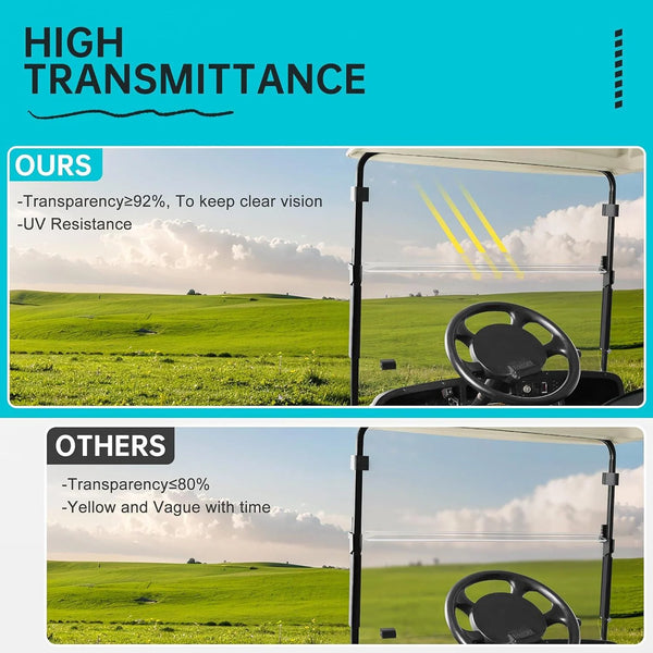 Golf Cart Windshield for EZGO TXT 1995-2013