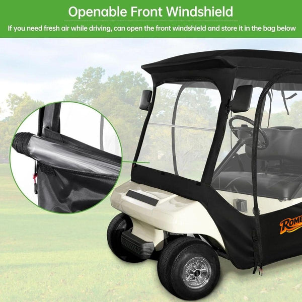 Golf Cart Enclosures for 4 Passenger Club Car DS