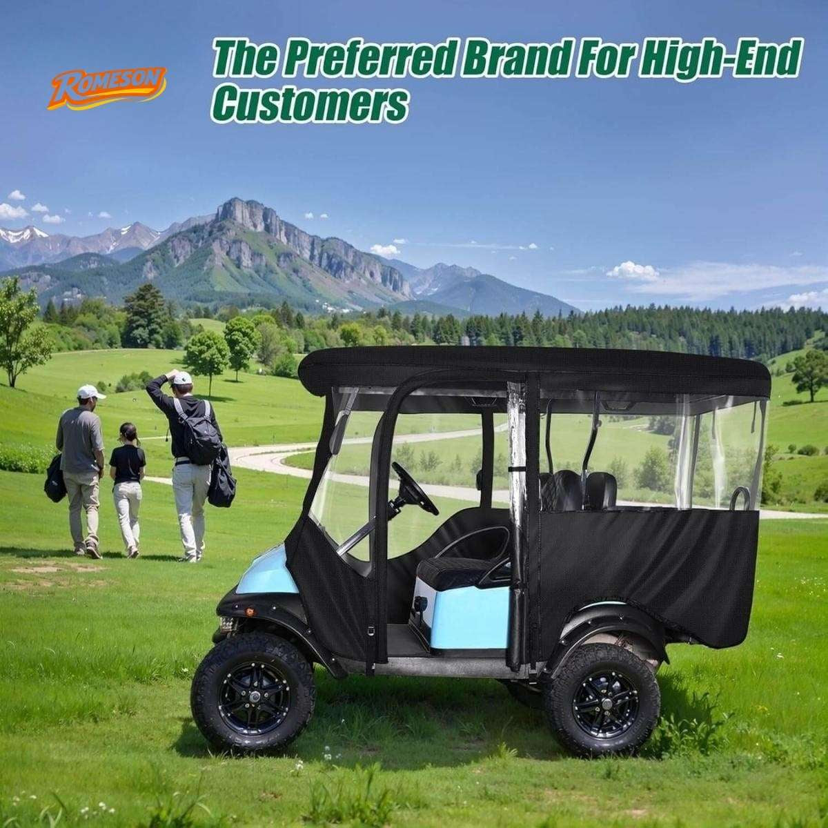 4 Passengers Golf Cart Enclosures for Club Car Precedent Secondary image
