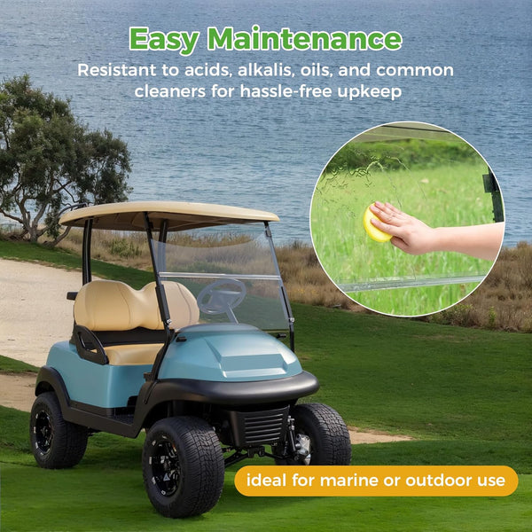 Golf Cart Windshield for Club Car Precedent (2004-Up), Tempo & Onward (2017-Up)