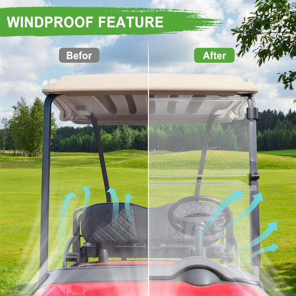 Golf Cart Windshield for EZGO RXV 2008+