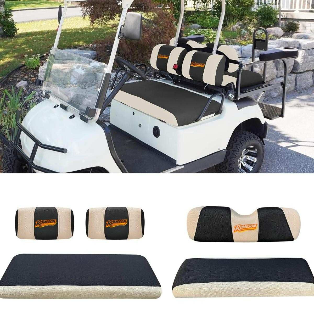 Golf Car Seat Cover Set for Yamaha G2-G22 and Club Car DS Pre-2000 Tomberlin Emerge