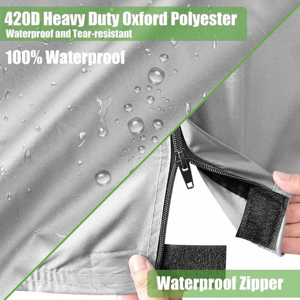 6 Seater Waterproof Golf Cart Cover 420D Oxford Cloth Universal