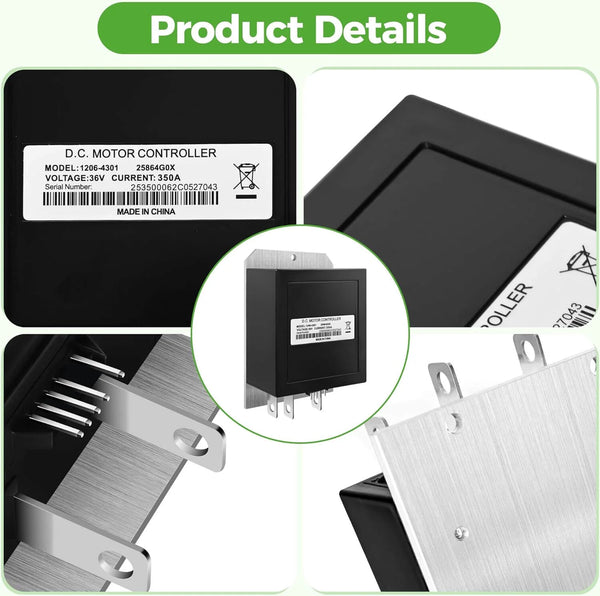 Golf Cart Speed Controller 36V 350A 5Pin Suitable for Curtis EZGO TXT and MED