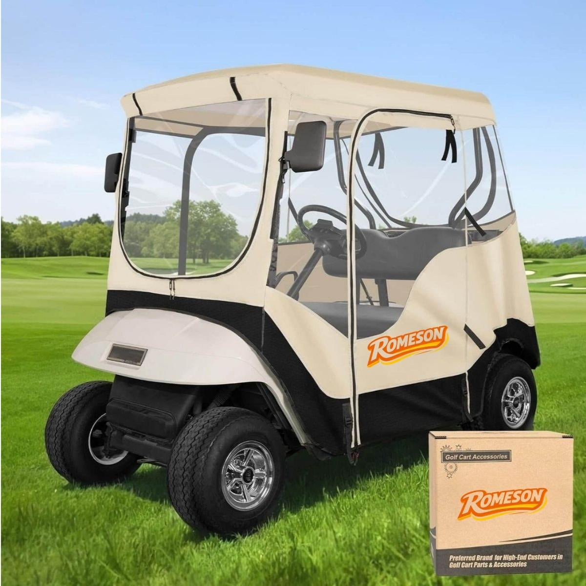 Golf Cart Enclosure for EZGO TXT & RXV 2 Passenger Secondary image