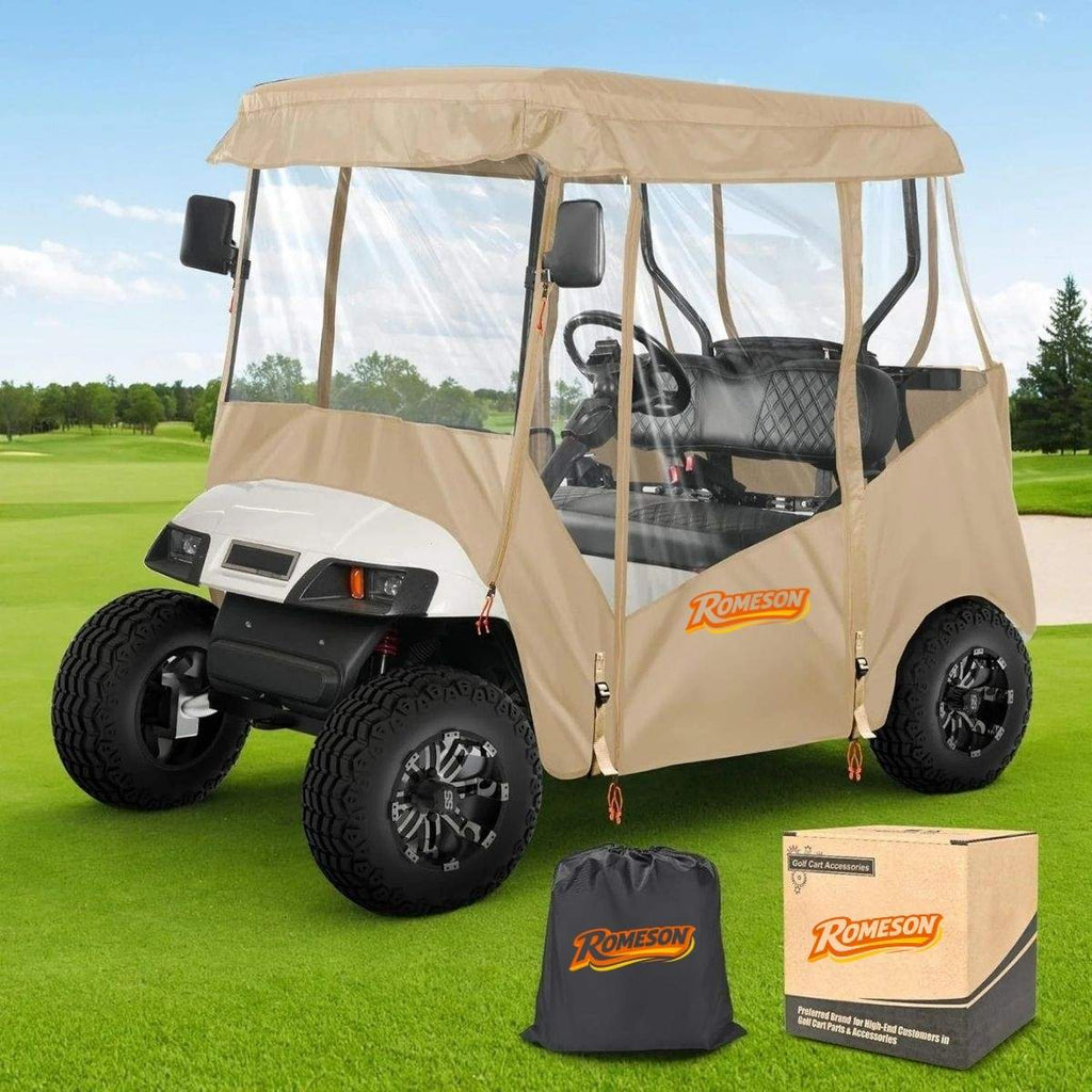 Golf Cart Enclosure Protection for Club Car & EZGO 2-Passenger
