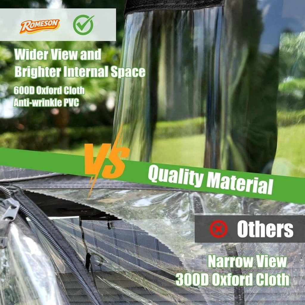 Golf Cart Enclosure Extended Roof 4 Passenger Universal