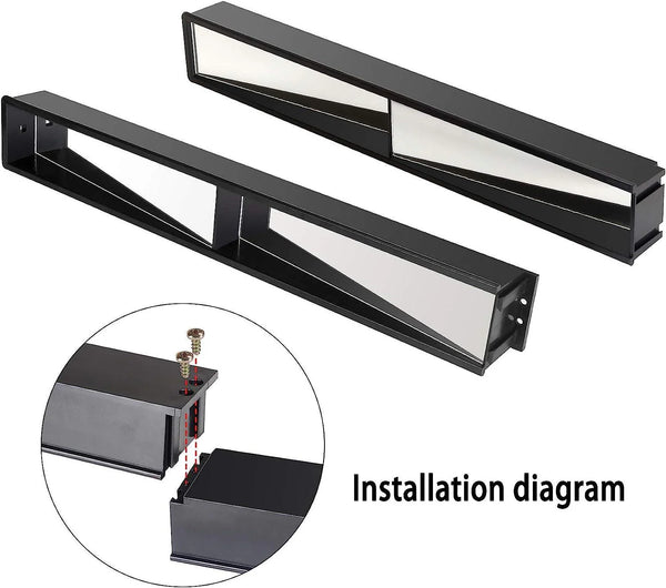 Golf Cart 4 Panel & 5 Panel Rearview Mirror Universal