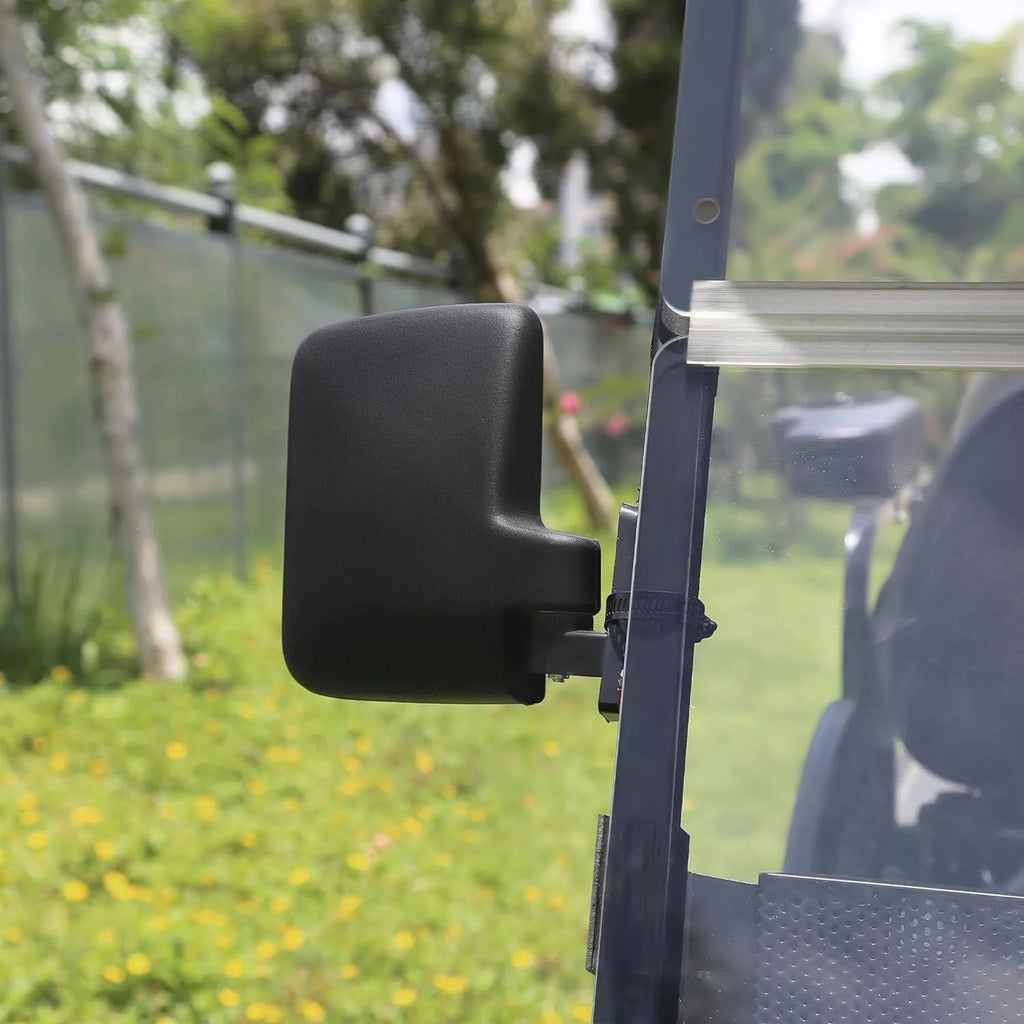 Golf Cart Side Mirrors without Blind Spot Mirrors Universal