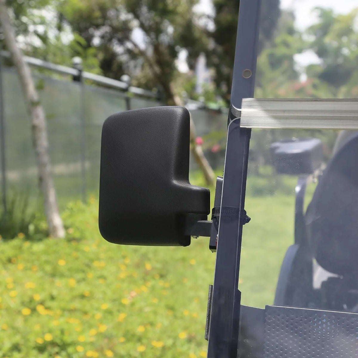 Golf Cart Side Mirrors without Blind Spot Mirrors Universal