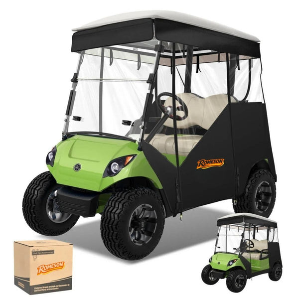 Track Style Golf Cart Enclosure for 2 Passenger Yamaha G29 Drive