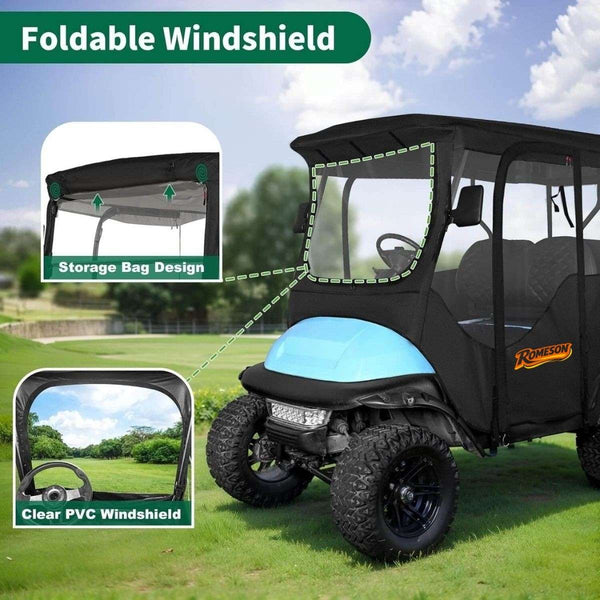 4 Passengers Golf Cart Enclosures for Club Car Precedent
