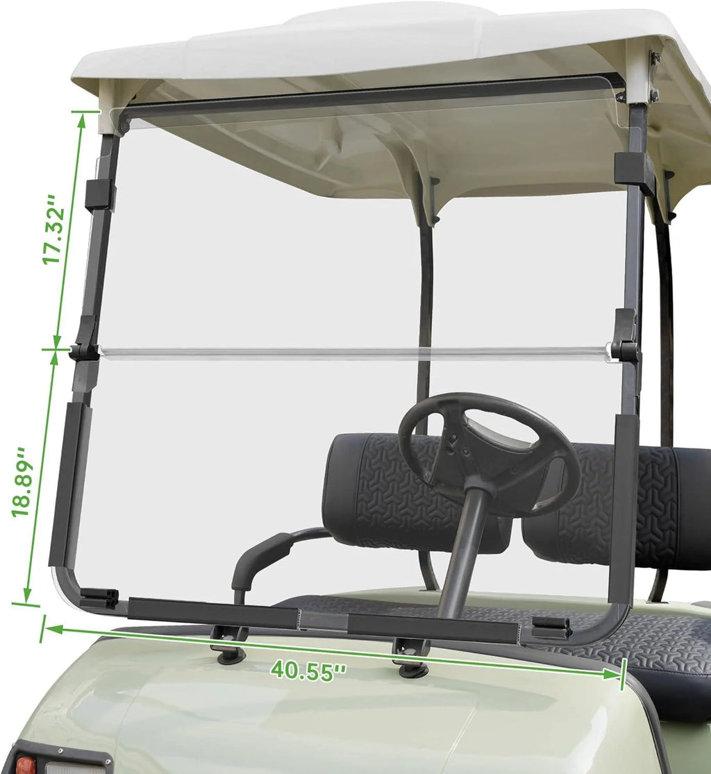 Golf Cart folding windshield for Yamaha G14 G16 G19 G&E 1995-2003