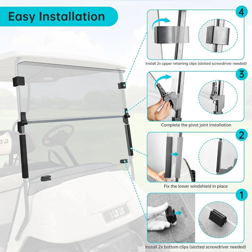 Golf Cart Windshield for EZGO TXT 1995-2013