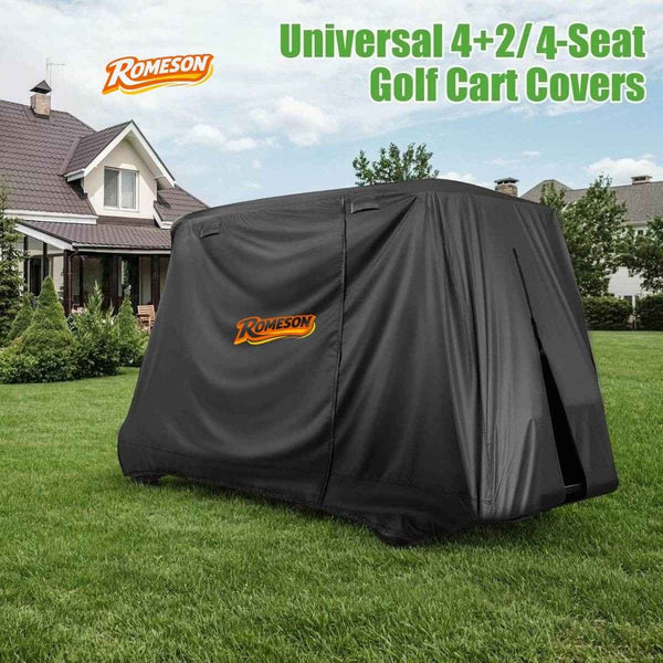 6 Seater Waterproof Golf Cart Cover 420D Oxford Cloth Universal