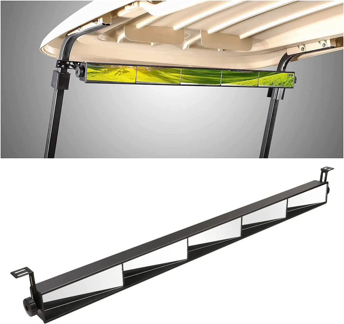 Golf Cart 4 Panel & 5 Panel Rearview Mirror Universal