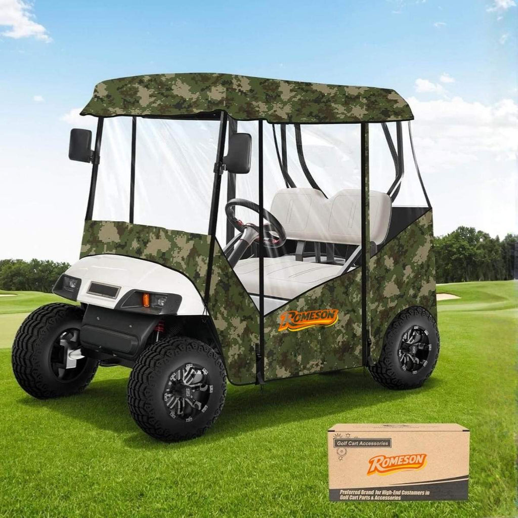 Golf Cart Enclosure Protection for Club Car & EZGO 2-Passenger