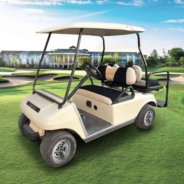 Golf Cart Front Rear Seat Cover Set for EZGO TXT RXV & Club Car DS