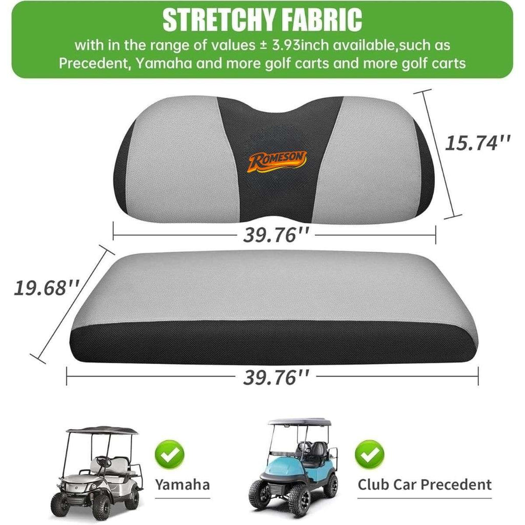Golf Cart Seat Cover Fits Yamaha & Club Car Precedent Original Front Seat