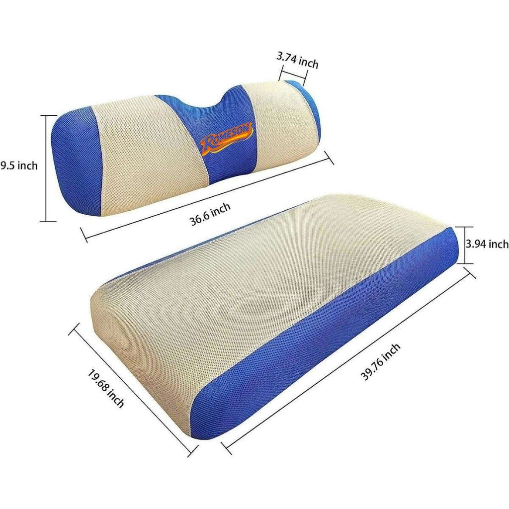 Premium Golf Cart Front Seat Covers for EZGO TXT RXV & Club Car DS 2000-up