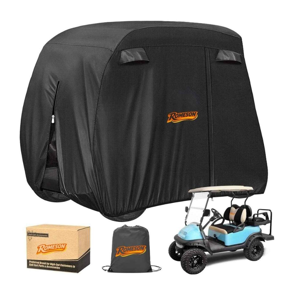 Golf Cart Cover for 2-4 passenger Waterproof Sunproof Universal Main image