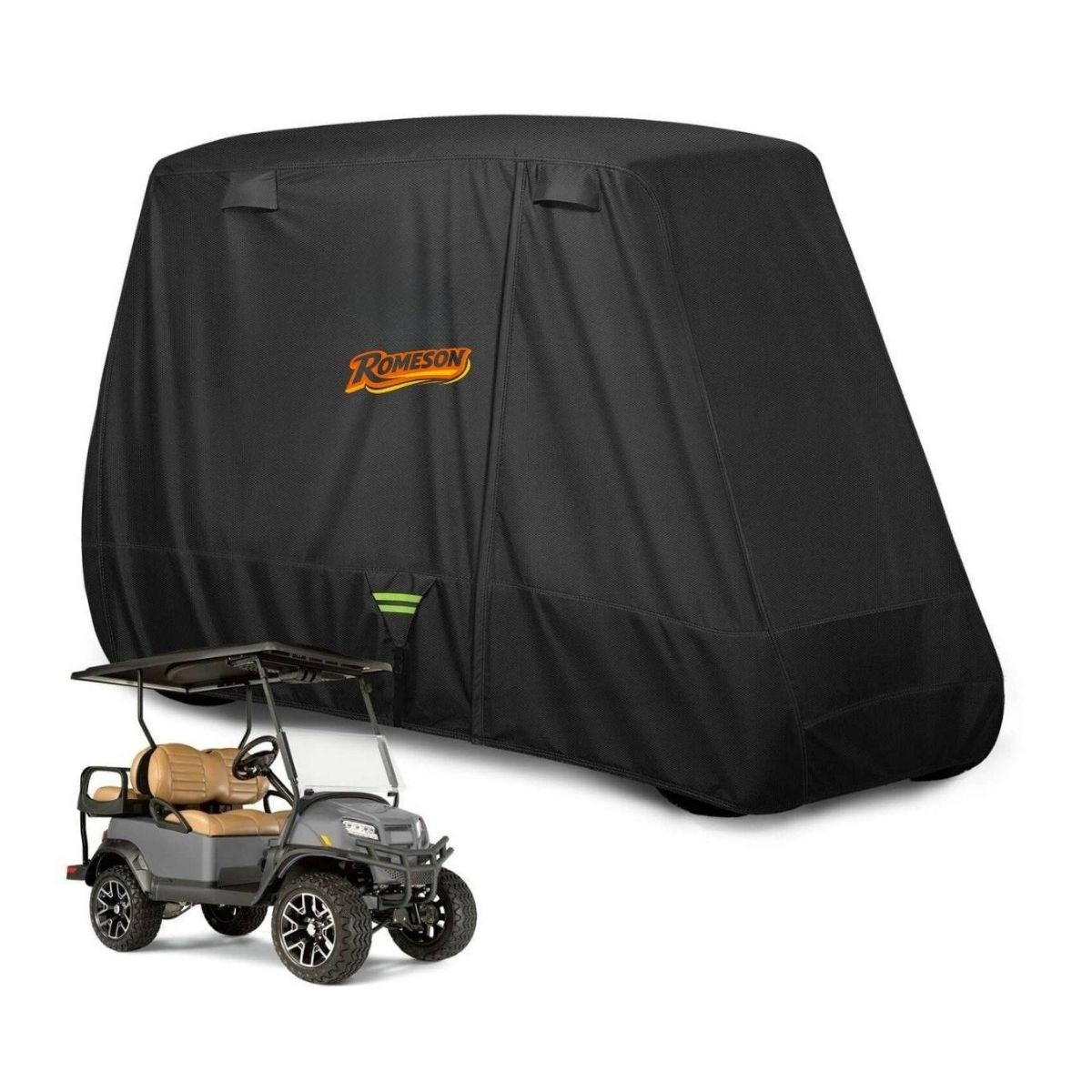 Golf Cart Cover Upgrade Extended Roof for 2/4 Passenger